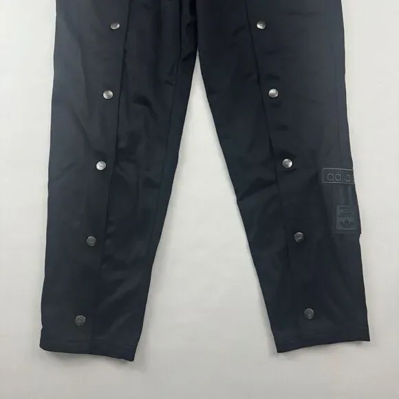 NWT Adidas Women’s Club Adibreak Black Snap Leg Track Pants Activewear Size 4 - Picture 4 of 14
